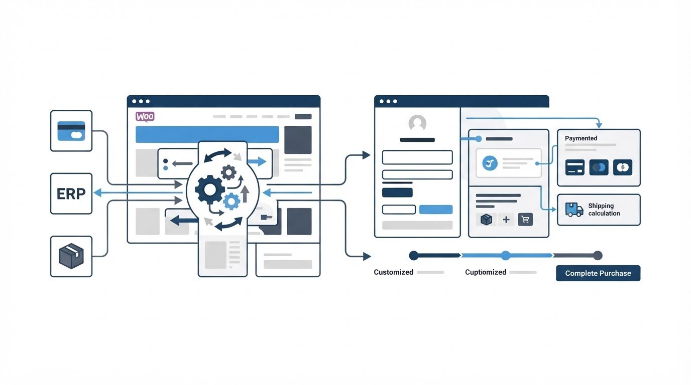 Custom WooCommerce development for integrations and checkout changes
