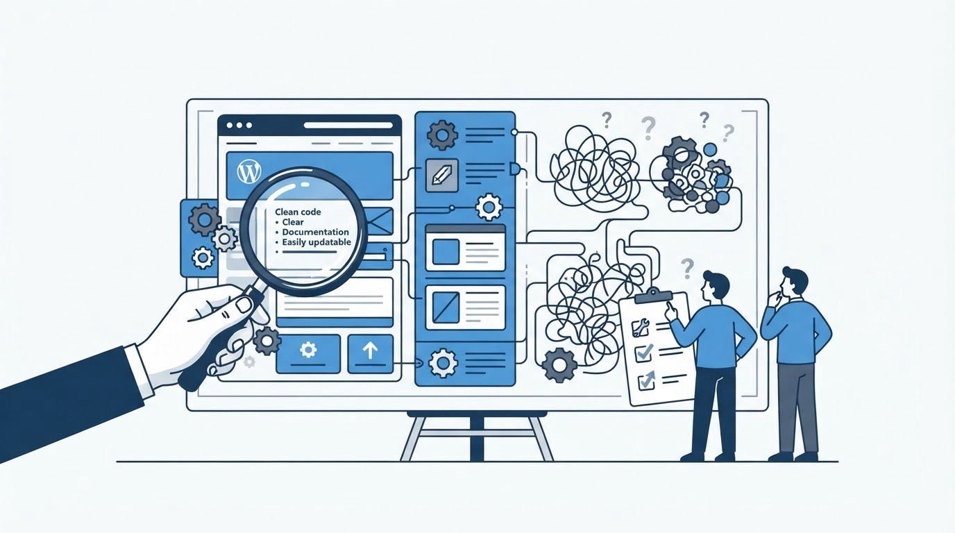 Evaluate maintainability before choosing a WordPress development agency